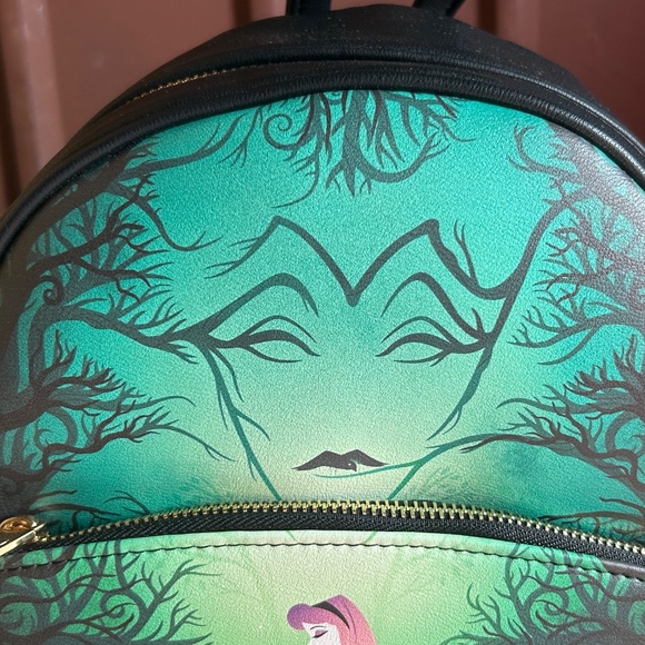 Danielle Nicole Sleeping Beauty Maleficent Mini Backpack Briar Rose Disney - Picture 3 of 6